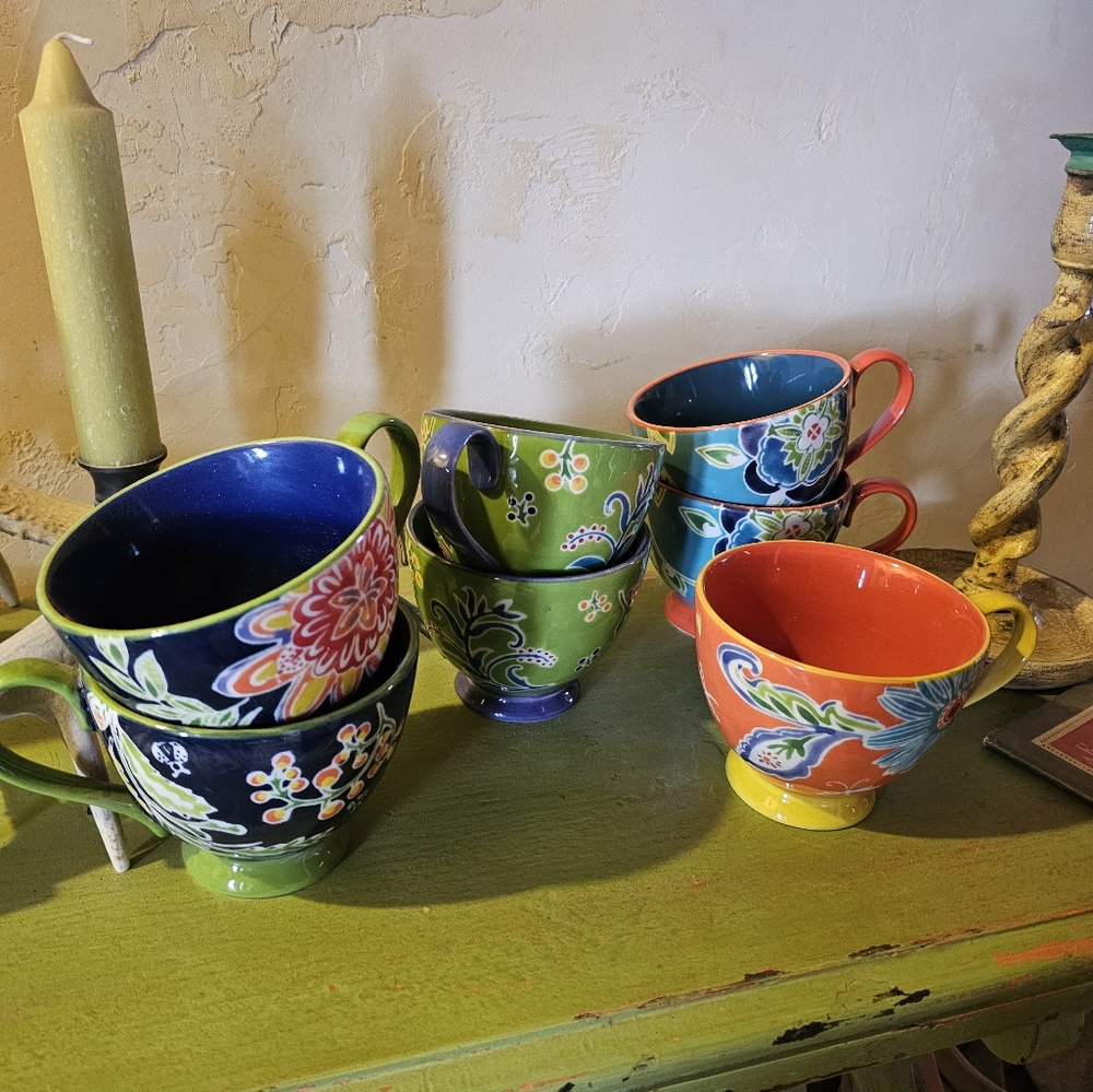 7 ANTHROPOLOGY MUGS